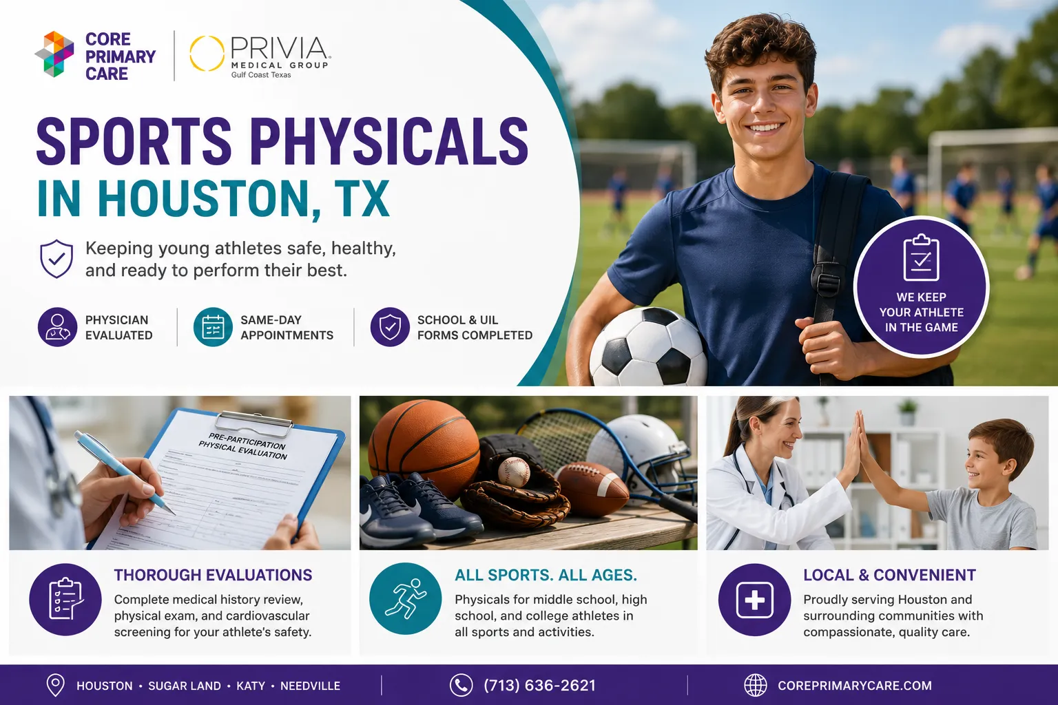 Sports Physicals in Houston, TX